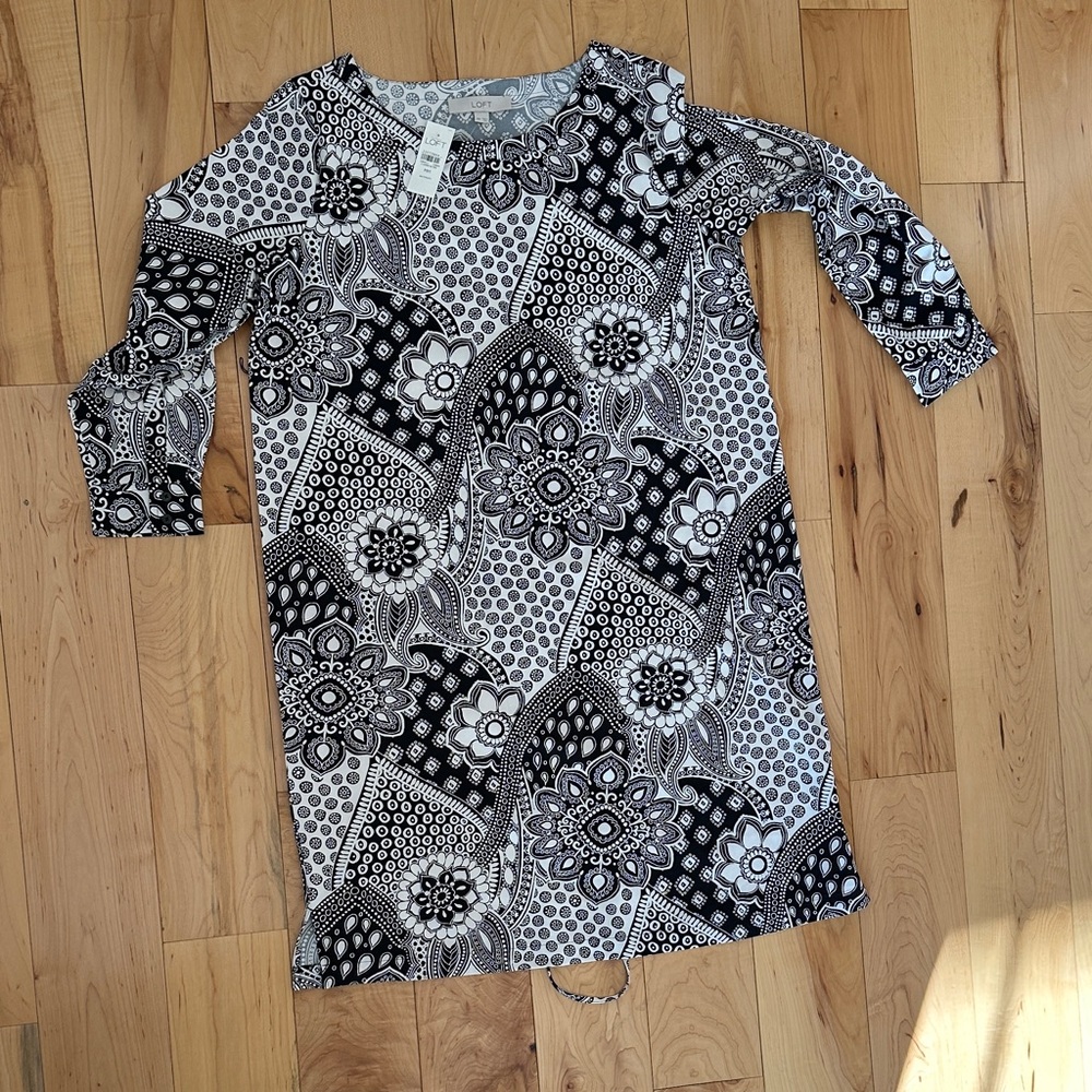 LOFT Monochrome Paisley Tunic